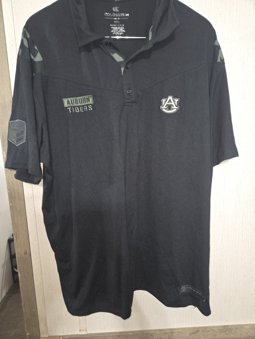 Colosseum Auburn Tigers Mens Polo Golf Shirt Size XXL War Eagle Sports Stretch
